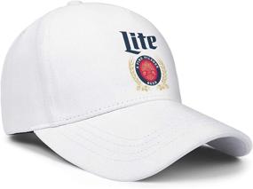 img 2 attached to Jdadaw Old Miller Lite Logo Baseball Trucker Sports