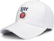 jdadaw old miller lite logo baseball trucker sports logo