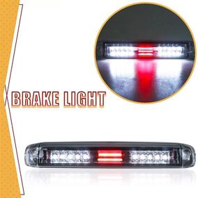 img 3 attached to 🚦 Clear LED Third Brake Light for 1999-2007 GMC Sierra/Chevy Silverado 1500 2500 3500 HD Classic - High Mount Stop Light & Cargo Lamp