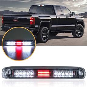 img 4 attached to 🚦 Clear LED Third Brake Light for 1999-2007 GMC Sierra/Chevy Silverado 1500 2500 3500 HD Classic - High Mount Stop Light & Cargo Lamp