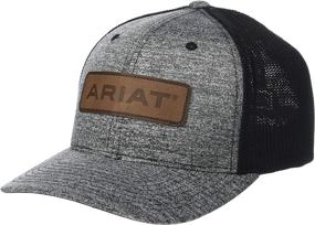 img 3 attached to ARIAT Box Logo Snapback Cap for Men