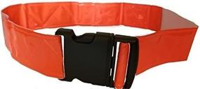 img 4 attached to VETERAN Reflective PT Belt - Military Glow Belt for Running - Safety Belt - Orange