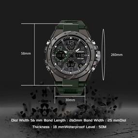 img 1 attached to 6008 Waterproof Masculino Wristwatch Stopwatch