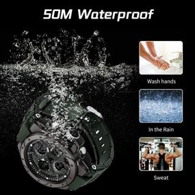 img 3 attached to 6008 Waterproof Masculino Wristwatch Stopwatch