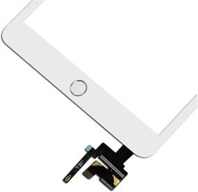 img 1 attached to 📱 Замена экрана iPad Mini 3 A1599 A1600 – комплект для замены стекла и сенсора (дигитайзера) с кнопкой "Домой" и инструментами (белый)