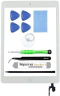 📱 ipad mini 3 a1599 a1600 screen replacement kit – glass touch digitizer repair with home button & tools (white) logo