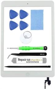 img 4 attached to 📱 iPad Mini 3 A1599 A1600 Screen Replacement Kit – Glass Touch Digitizer Repair with Home Button & Tools (White)