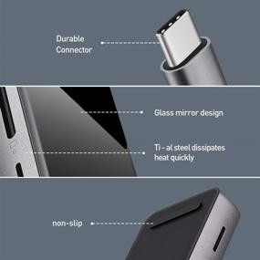 img 2 attached to DDIDA USB C Hub: Portable 5-in-1 Adapter for MacBook Pro, Samsung Galaxy, Matebook X Pro, Dell XPS, HP Spectre, Lenovo Yoga | USB C to HDMI, 3 USB 3.0, USB C PD Charging