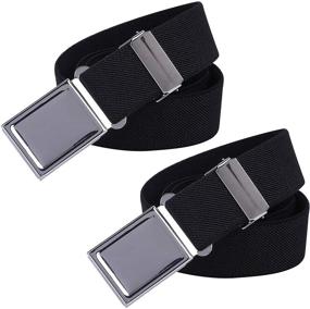 img 4 attached to 🧒 Boys - Girls Elastic Stretch Buckle Belts Toddler by WELROG - Kids Adjustable Magnetic Belt for Improved SEO