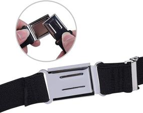 img 2 attached to 🧒 Boys - Girls Elastic Stretch Buckle Belts Toddler by WELROG - Kids Adjustable Magnetic Belt for Improved SEO