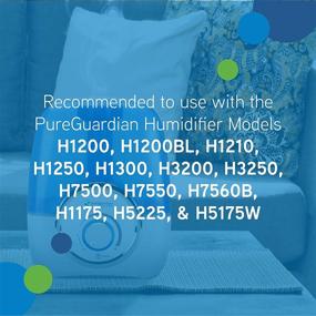 img 2 attached to 🌬️ Enhance Air Quality Effortlessly with Pure Guardian FLTDC20 Humidifier Demineralization Filter - Cartridge #2; 700 Hrs. Run Time, Eliminates Minerals & White Dust, Perfect for PureGuardian Humidifiers!