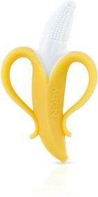 img 4 attached to 🍌 Nuby Nananubs Banana Massaging Toothbrush: A Soothing Yellow Toothbrush for Babies