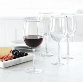 img 1 attached to 🍷 Amazon Basics All-Purpose Wine Glasses Set of 4 - 19-Ounce Capacity