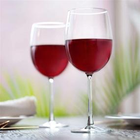 img 2 attached to 🍷 Amazon Basics All-Purpose Wine Glasses Set of 4 - 19-Ounce Capacity