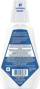 img 3 attached to 🦷 Crest 3D White Glamorous Multi-Care Whitening Mouthwash - Alcohol-Free Arctic Mint, 16 fl oz (473 mL) - Pack of 4