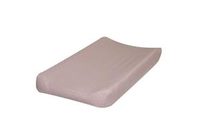img 1 attached to 👶 Stripe Changing Pad Cover by Go Mama Go Designs - Pink/Cream