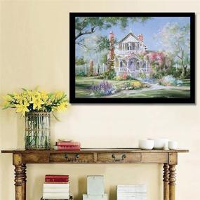 img 2 attached to 🏰 Набор для творчества Fipart DIY Diamond Painting Cross Stitch для украшения гостиной - тема замка (12X16 дюймов / 30X40 см) - настенные наклейки