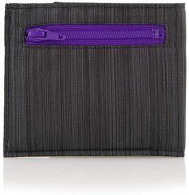 img 4 attached to Allett Nylon Wallet Purple Zipper