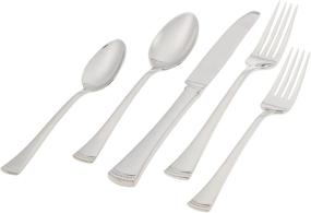 img 2 attached to Lenox Portola 65-Piece 🍴 Flatware Set: Elegant Metallic Dining Collection