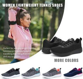 img 3 attached to STQ Sneakers Lightweight Breathable Athletic Women's Shoes in Athletic