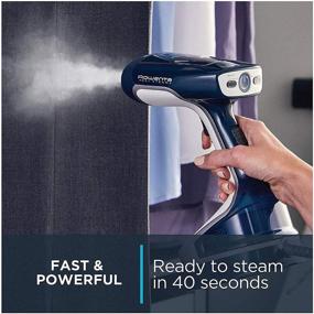img 2 attached to 👕 Rowenta DR8120 X-Cel Powerful Handheld Garment Steamer with Stainless Steel Heated Soleplate, 2 Steam Options, 1600-Watts, White