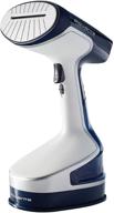 👕 rowenta dr8120 x-cel powerful handheld garment steamer with stainless steel heated soleplate, 2 steam options, 1600-watts, white logo