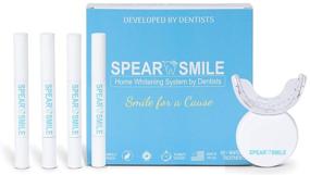 img 4 attached to 🦷 Spear Smile Luxury Home Teeth Whitening Kit: Professional LED light for 32X Whiter Teeth, Sensitivity-Free! Includes 4 Deluxe Whitening Pens, 60 Treatments, Teeth Whitening System