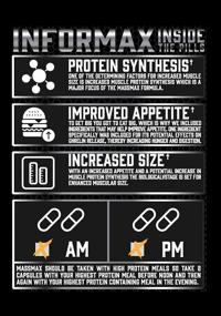 img 1 attached to 💪 Performax Labs MassMax: Natural Anabolic & Androgenic Complex to Boost Muscle Mass & Size, Testosterone Booster for Improved Protein Synthesis & Appetite - 120 ct (30 Servings)