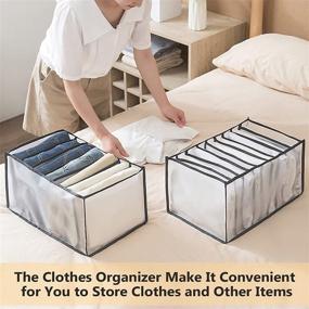img 3 attached to TIGARI Wardrobe Organizer Organizers Clothing Storage & Organization
