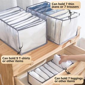 img 1 attached to TIGARI Wardrobe Organizer Organizers Clothing Storage & Organization