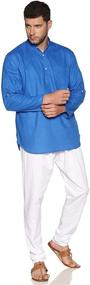 img 1 attached to SETHUKRISHNA MENS KURTA WITH PYJAMA Men's Clothing in Sleep & Lounge