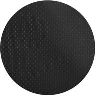 🔒 protect your outdoor space with resilia round under grill mat – black, large 36-inch diameter logo