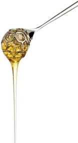 img 3 attached to Alessi Stainless Steel Mirror Polished Honey Dipper - Acacia Honey, Silver Finish