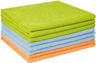 🧽 scrubit microfiber cleaning cloth – 8 pack – ultra soft cloths for kitchen, car, windows – 12x14 in. lint free towels logo