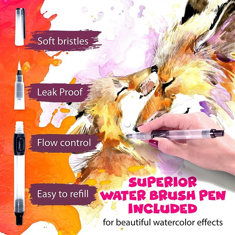 Ignart 30 Watercolor Brush Pen Set