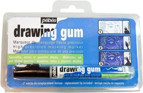 img 4 attached to Pebeo Drawing Gum Marker: 🖌️ .7mm-Natural Latex Pen for Precision Artwork