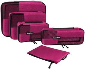 img 4 attached to 🧳 Highly Portable and Durable SmarTour Organizers Suitcase - Lightweight 5P 02 2 New