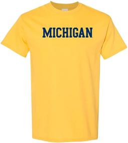 img 4 attached to 👕 Michigan Wolverines Basic Block T-Shirt for Men | Shirts in Men's Clothing