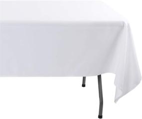 img 1 attached to 🧼 Premium Washable Waysle Rectangular Polyester Tablecloth: Durable, Stain-Resistant, and Easy to Clean