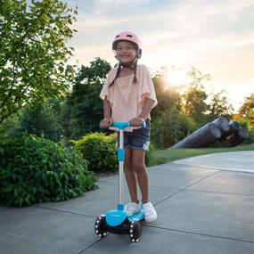 img 3 attached to 🛴 Jetson Lumi 3 Wheel Light-Up Kick Scooter - Perfect Scooter for Boys or Girls, Ages 3+ - Enhanced Safety with Max Grip Light Up Deck and PVC Wheels - Adjustable Height for Optimal Comfort