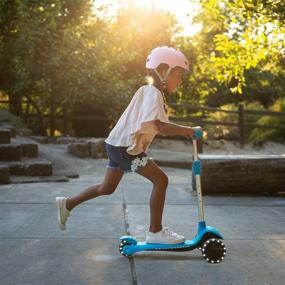 img 2 attached to 🛴 Jetson Lumi 3 Wheel Light-Up Kick Scooter - Perfect Scooter for Boys or Girls, Ages 3+ - Enhanced Safety with Max Grip Light Up Deck and PVC Wheels - Adjustable Height for Optimal Comfort