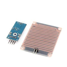 img 3 attached to 🌡️ 3-Pack of HiLetgo LM393 Rain Drops Sensor with Weather Moisture Monitoring, Humidity Sensitivity Module, Nickeled Plate for Arduino, 3.3-5V Compatible
