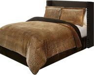 🐆 suntex designs fraiche maison cheetah king comforter set, c1407020-syk-cht, 3-piece logo