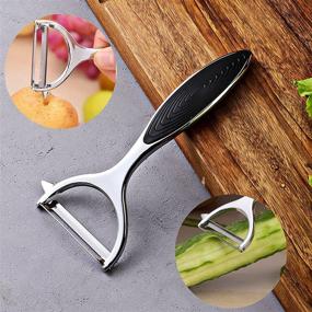 img 3 attached to Vegetable Stainless I Shaped Y Shaped Ergonomic