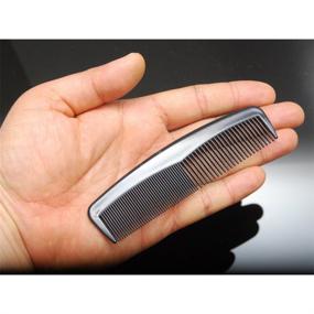 img 1 attached to 🪒 Ultimate Grooming Tool: Luxxii (6 Pack) 5" Pocket Hair Comb for Men's Hair, Beard, Mustache, and Sideburns
