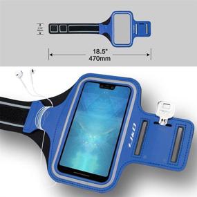 img 3 attached to 📱 J&D Armband Compatible for Google Pixel 3 XL/Nokia C20/X20/X10/G10/Nokia 5.3/3.4/2.4/3 V/X71, Sports Armband with Key Holder Slot for Running, Perfect Earphone Connection during Workout