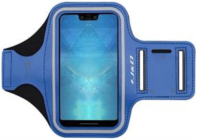 img 4 attached to 📱 J&D Armband Compatible for Google Pixel 3 XL/Nokia C20/X20/X10/G10/Nokia 5.3/3.4/2.4/3 V/X71, Sports Armband with Key Holder Slot for Running, Perfect Earphone Connection during Workout