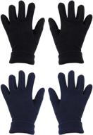 cooraby winter gloves fleece mittens logo