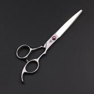 💇 6.0-inch barber hair cutting scissors - ultra sharp professional hair scissors with razor edge blades - ideal for salon use by hairdressers or at home logo