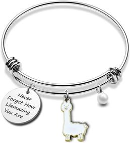 img 4 attached to 🦙 Llama Gift: Unforgettable Llamazing Jewelry for Llama Lover Friend & Alpaca Enthusiast